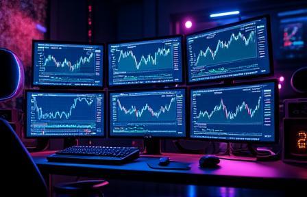 Cryptocurrency trading on multiple screens